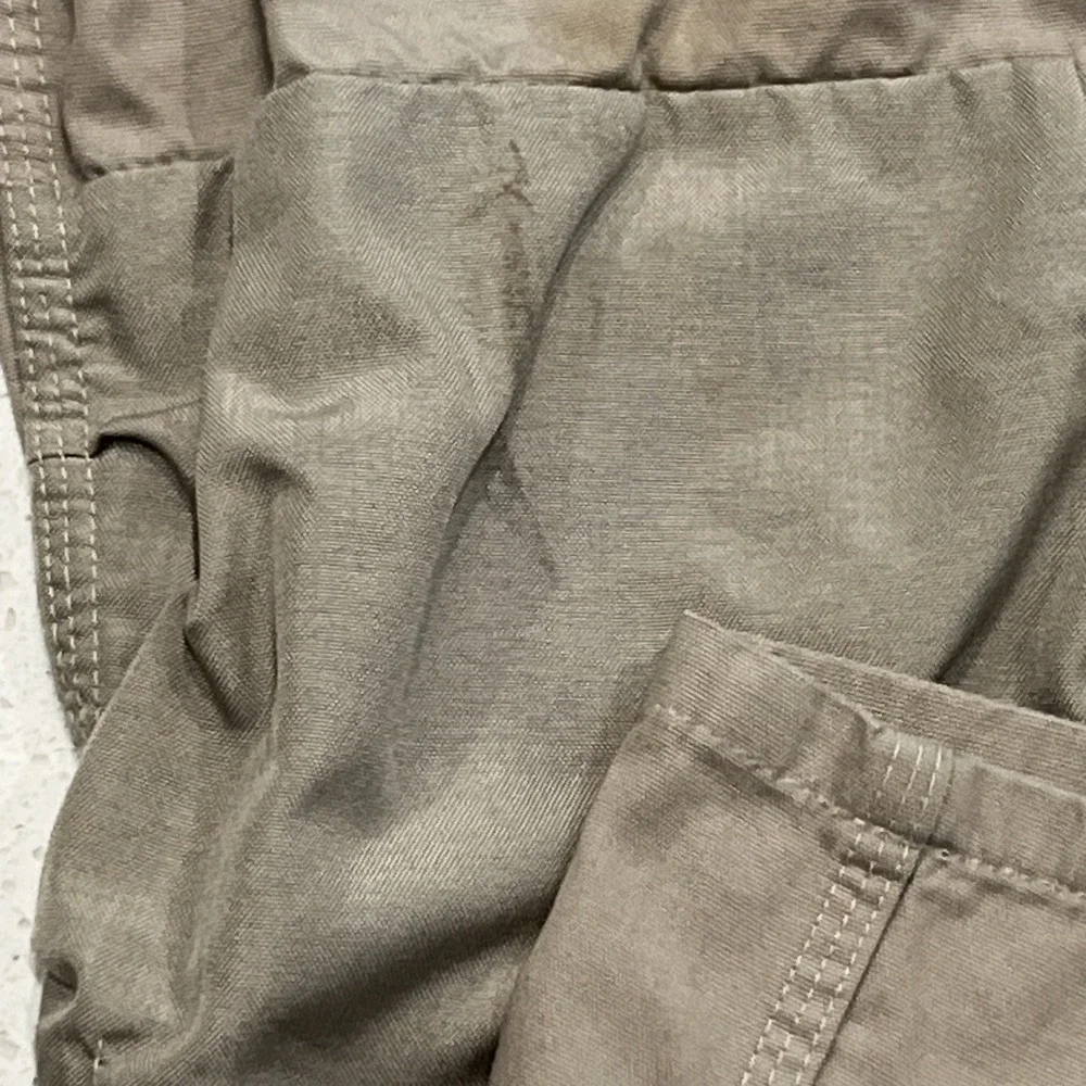 Blaklader Carpenter Pants Mens 42x32 Beige Canvas Workwear Utility Pockets Knee
